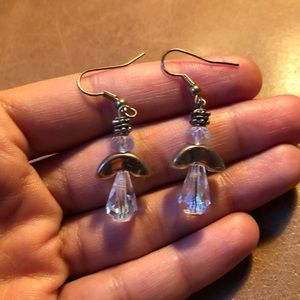 Crystal beaded handmade earrings